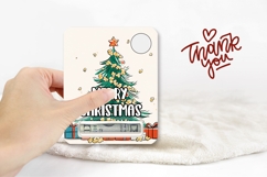 Popcorn Christmas Tree Money Card, Christmas Gift Card PNG Product Image 3