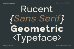Geometric Sans - Rucent Product Image 3