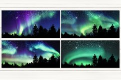 Oil paint Northern Lights | Sublimation Mug design bundle Product Image 3