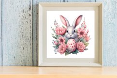 Bunny Ears Flowers Sublimation Clipart Product Image 3