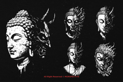 10 Bundle Dark Art Buddha Demon Dharma Meditation Devil Lust Product Image 5