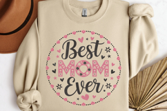 Best mom ever PNG, Mothers Day Sublimation PNG Product Image 3