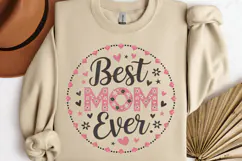 Best mom ever PNG, Mothers Day Sublimation PNG Product Image 3
