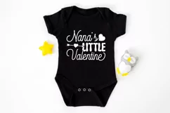 Nana's little valentine SVG, Valentine's Day SVG Product Image 2