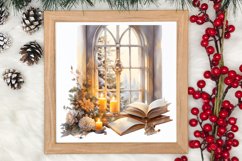 Christmas Window Sublimation Clipart, Christmas Window Product Image 3