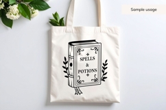 Hand Drawn Book of Spells SVG for Halloween Product Image 3