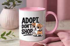 Adopt Don&#039;t Shop Puppy Illustration Cute Animal Cartoon Pet Product Image 3