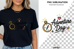 Adventure Day PNG | Travel Adventure Design | Compass Product Image 3