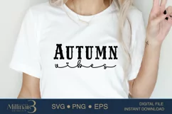 Autumn Vibes SVG PNG Sublimation | Pumpkin |Fall Vibes Product Image 3