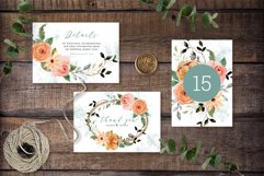Delicate Floral Garden Wedding Invitation Cards Product Image 2