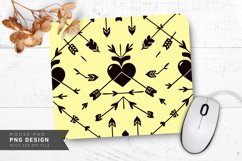 Intertwined Hearts Mouse Pad PNG Design Product Image 1
