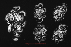 10 Bundle Dark Art Tiger Snake Fight Beast Serpent King Product Image 5