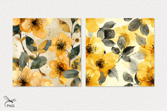 Floral digital paper, background clipart Product Image 3