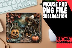 3D Halloween Pattern Mouse Pad Design Keychain Fall Product Image 1