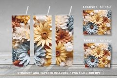 3D Flowers Florals Tumbler Wrap PNG Bundle Vol 2 Product Image 4