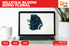 Hillfolk Bloom Boho Floral Monogram Product Image 1