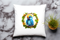 Colorful Parrot Clipart Sublimation PNG Product Image 3
