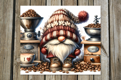 Coffee Gnome | 4 Watercolor Tumbler Sublimation Designs PL Product Image 3