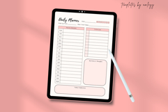 Daily Planner Template for Canva Aesthetic, Minimal, Product Image 3