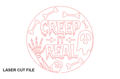 Cheep It Real Funny Halloween Laser Cut File SVG Product Image 2