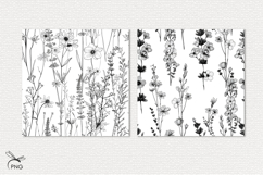 Floral digital paper, background clipart Product Image 3