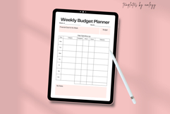 Weekly Budget Planner Template Product Image 3