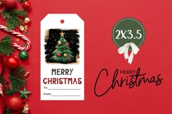 Cartoon Christmas Tree Gift Tags, Christmas Tags Printable Product Image 3