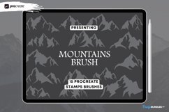 Mountains Brush| Procreate Brushes Product Image 1