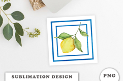 Watercolor Lemons composition png Product Image 3