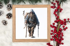Winter Hiking Clipart Sublimation, Christmas PNG Product Image 3