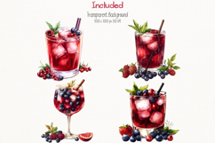 Awesome Cocktail 16 Cliparts Collection Product Image 3