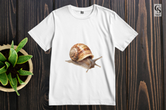 Watercolor Snail Illustration Clipart Sublimation PNG Product Image 2