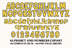Baby Boy Alphabet PNG Clip Art, baby boy letters doodle Product Image 3