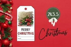 Christmas Candles Gift Tags, Snowman Gift Tag Designs Product Image 3