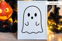 Cute Surprised Ghost SVG, Halloween Ghost SVG Product Image 3