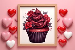 Gothic Valentines Day Clipart, Valentine Skeleton Product Image 3