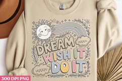 Dream It Wish It Do It PNG, Motivational Sublimation PNG Product Image 3