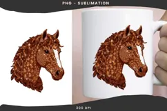Horse head png design for T-shirts Product Image 3