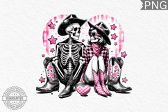 Valentine&#039;s Day Skeleton PNG - Valentine Clipart Sublimation Product Image 1