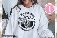 Some Things Are Better Left Unsaid - Skeleton SVG Design Product Image 2