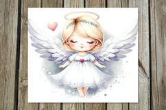 Angels | 4 Valentine Skinny tumbler Sublimation designs Product Image 3