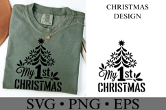 My 1st Christmas Svg | Christmas svg | Shirt Svg Product Image 3