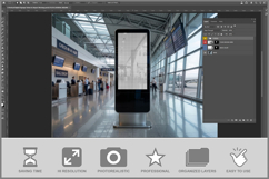 Vertical Digital Signage Totem Airpo Product Image 2