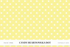 Candy Hearts Polka Dot Digital Patterns Product Image 5