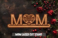 12 Mom Laser Cut Stand, Mother&#039;s Day Gift Product Image 4