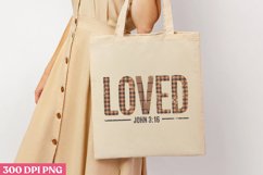 LOVED John 3_16 PNG, God Is Love Clipart PNG Product Image 3