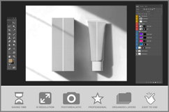 Tube and Box Cosmetic Mockup Product Image 3