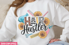 Hair Hustler PNG, Hair Stylist Sublimation PNG Product Image 3
