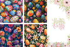 Floral Easter Magnet Template, Flowers Magnet Designs Product Image 3