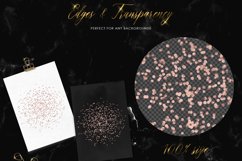 Rose Gold Confetti Clipart Product Image 2